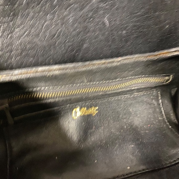 Vintage Collentz Barrel Purse • Black Leather • One Strap • Small - Picture 13 of 13